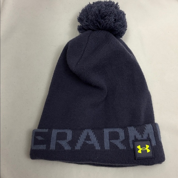 Kent State Football University Beanie Golden Flashes Under Armour Pom Pom - Picture 4 of 4